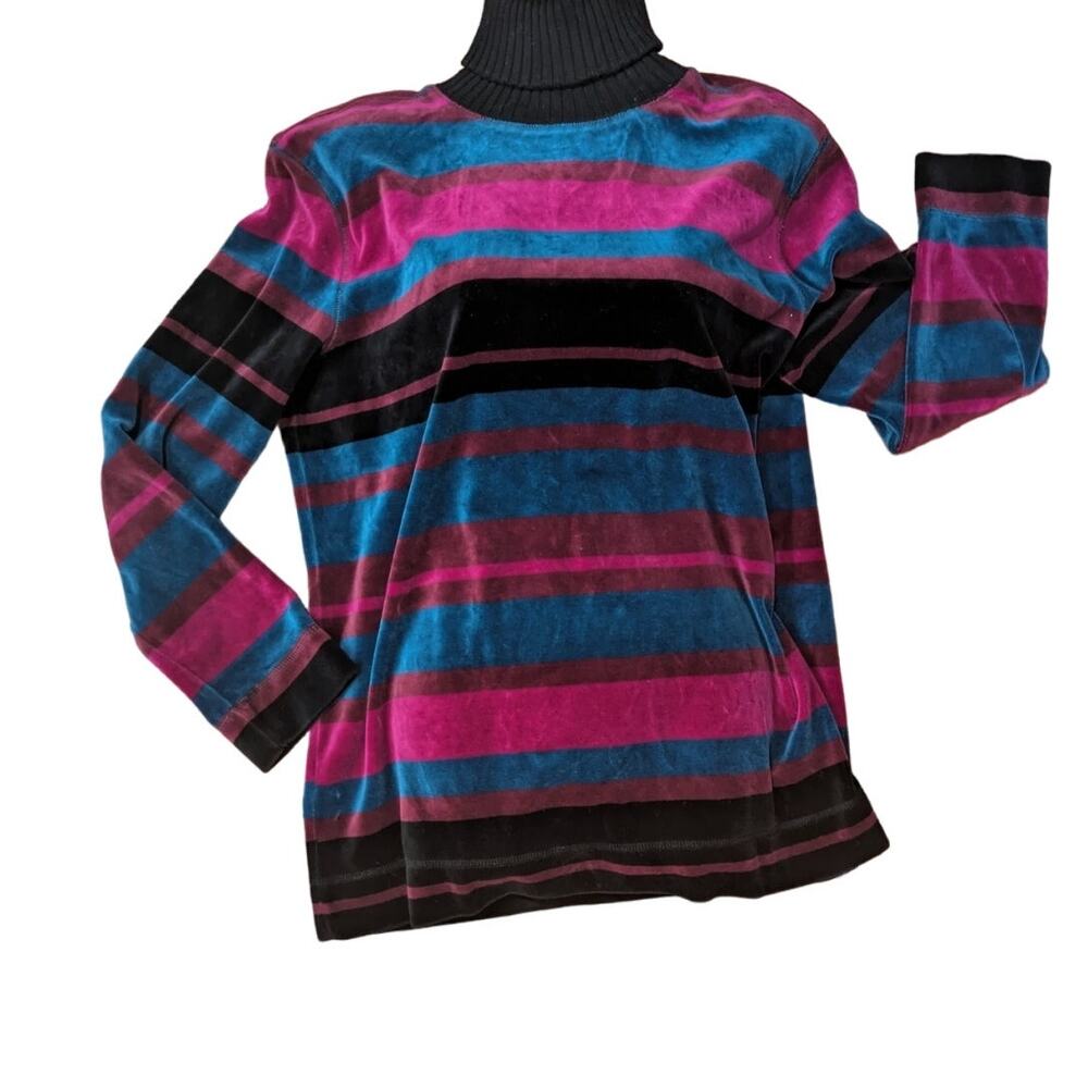 Vintage 90s Villager Sport Woman's Velvet Sweater Size M